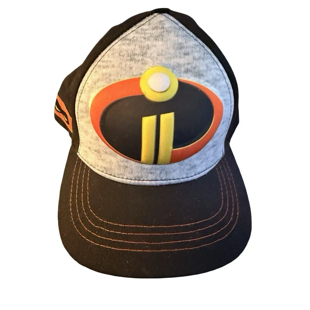 Disney Pixar Incredibles 2 Hat Adjustable Snapback Cap Parr Family Logo New